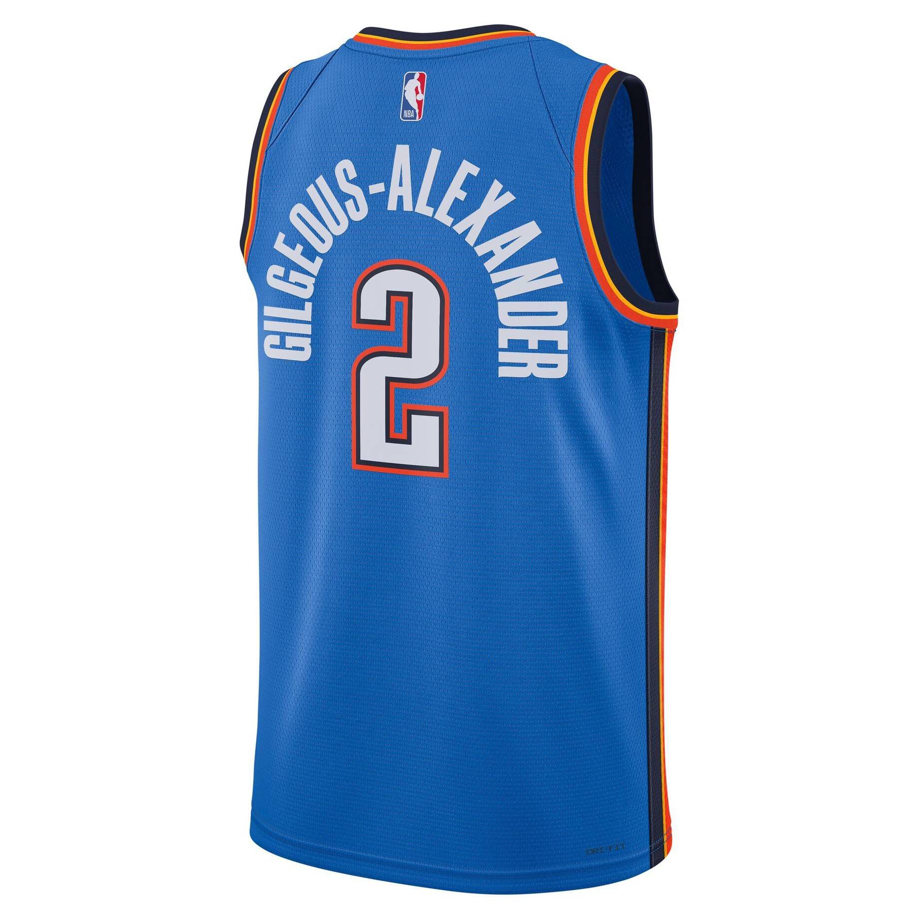 Nike| Herren Basketballtrikot  NBA OKLAHOMA CITY THUNDERGIL SHAI GILGEOUS-ALEXANDER SWINGMAN JERSEY ICON 2022/23