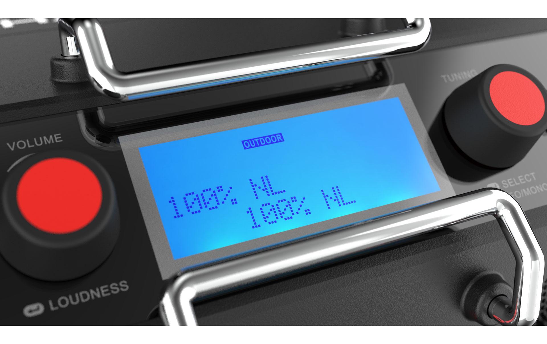 DAB+ Radio ROCKHART Schwarz<br>Grosses, lautes Baustellenradio