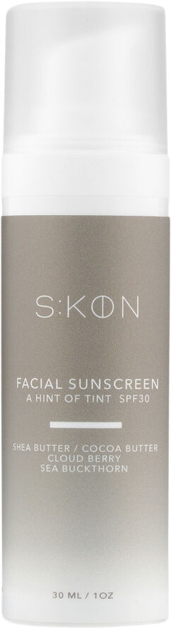 Skøn Skincare FACIAL SUNSCREEN - A HINT OF TINT SPF 30