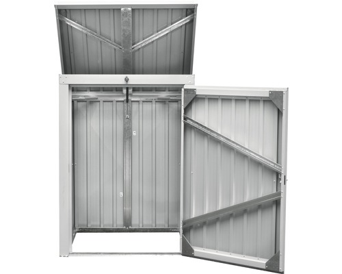WESTMANN enkele opbergbox inclusief gasveren, 104 x 101 x 134 cm, antraciet