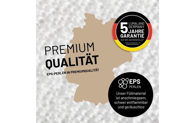 Lumaland Sitzsack »Cord 380 l« Sitzsack für Innen
