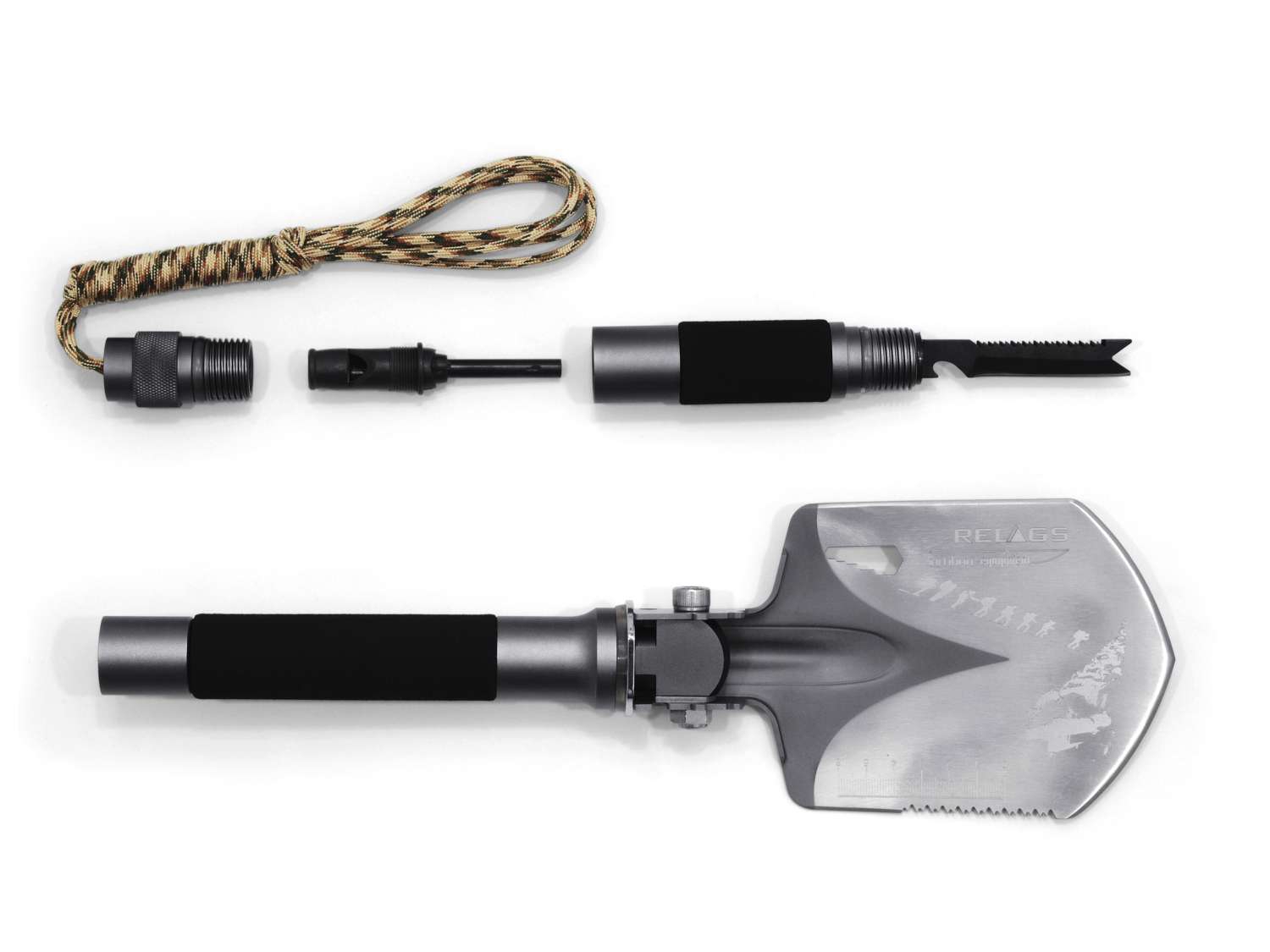 Origin Outdoors Schaufel Survival 10 in 1