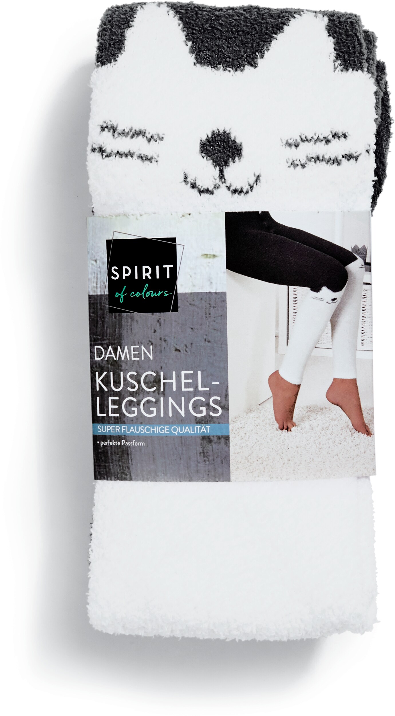 Damen Kuschelleggings Grau Gr. S