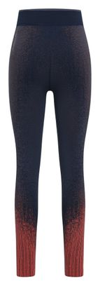Collant Long Femme Odlo Blackcomb Bleu
