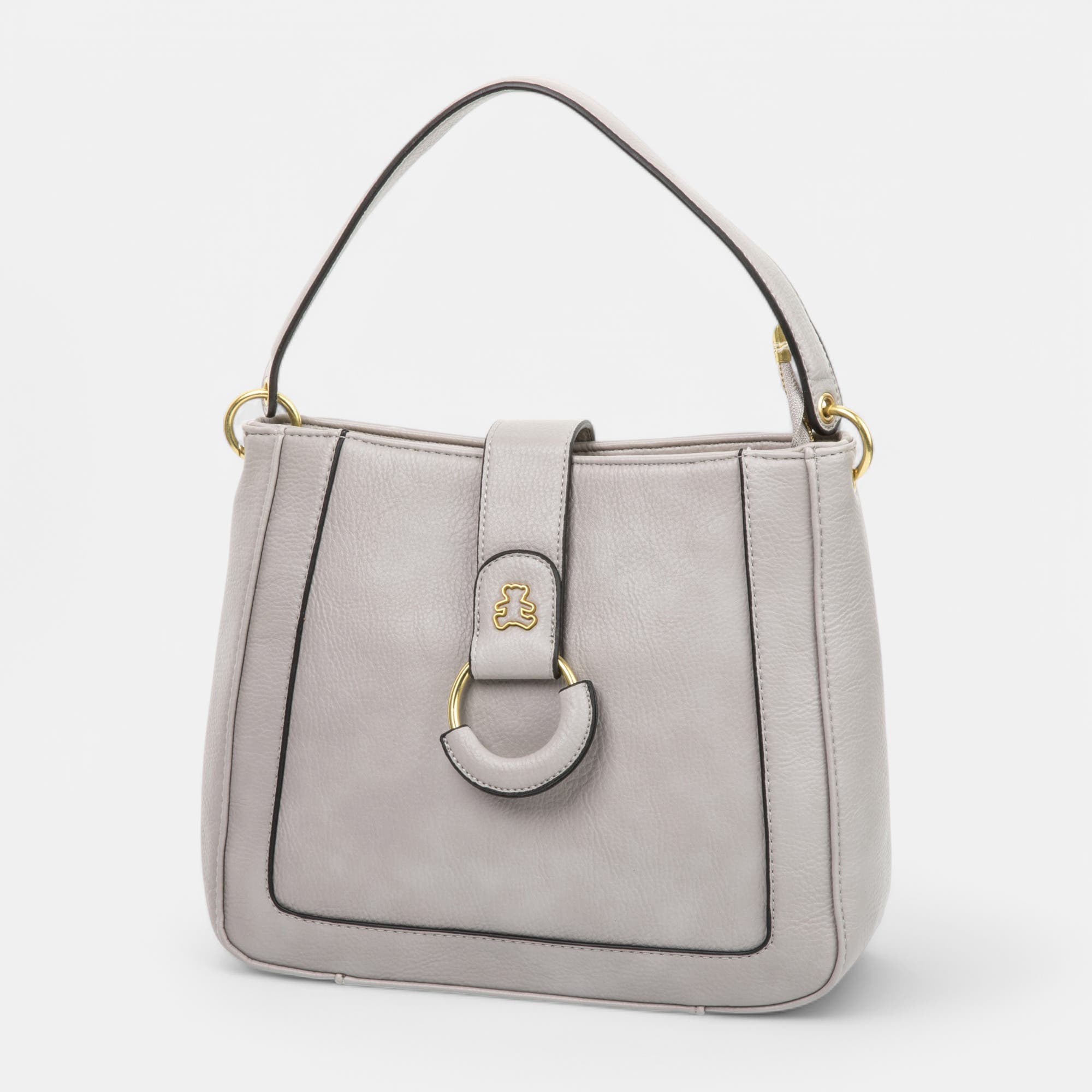 Sac à main gris