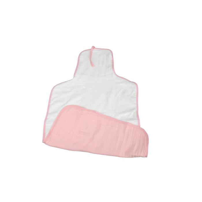 MATELAS A LANGER NOMADE GAZE DE COTON EPONGE 44X75CM ROSE