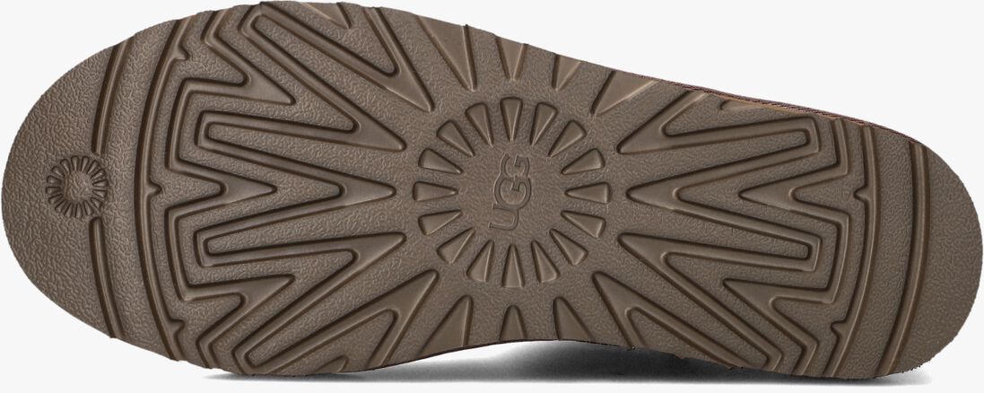 bruine ugg vachtlaarzen classic ultr mini lthr