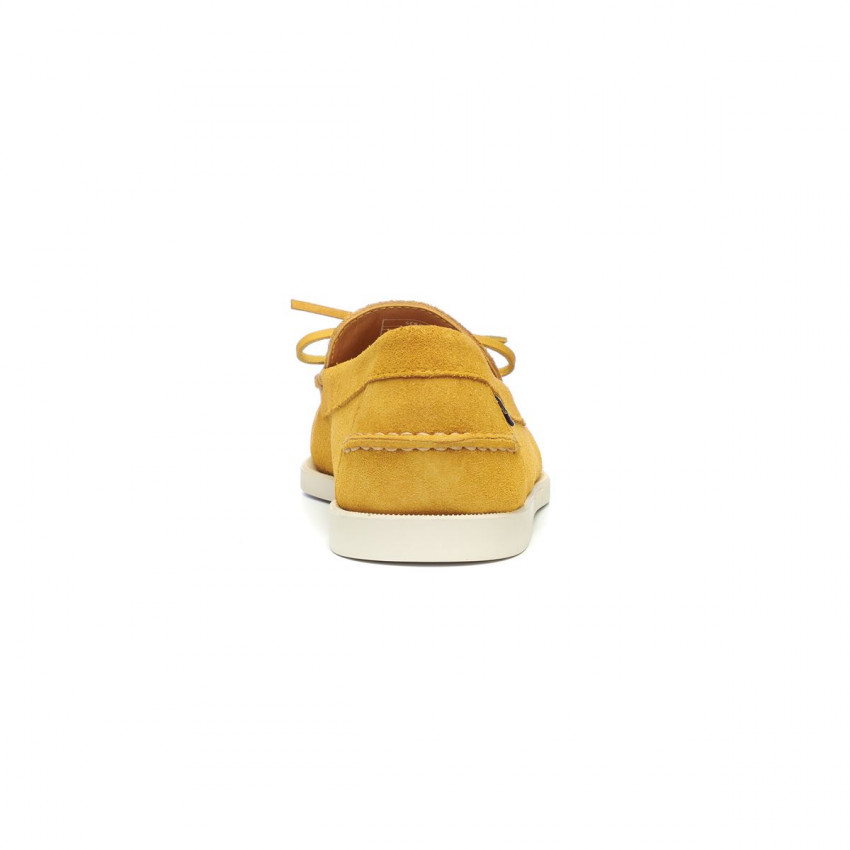 DOCKSIDES SCHOODIC BEAT OUT Yellow Mustard-Mocassins pour homme en cuir suede
