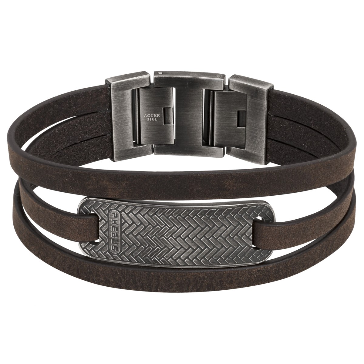 Bracelet souple Amos en PVD
