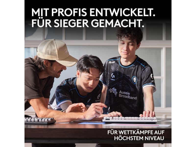 Logitech Gaming-Tastatur PRO X TKL Lightspeed Zuverlässige Gaming-Tastatur für professionelle Ansprüche