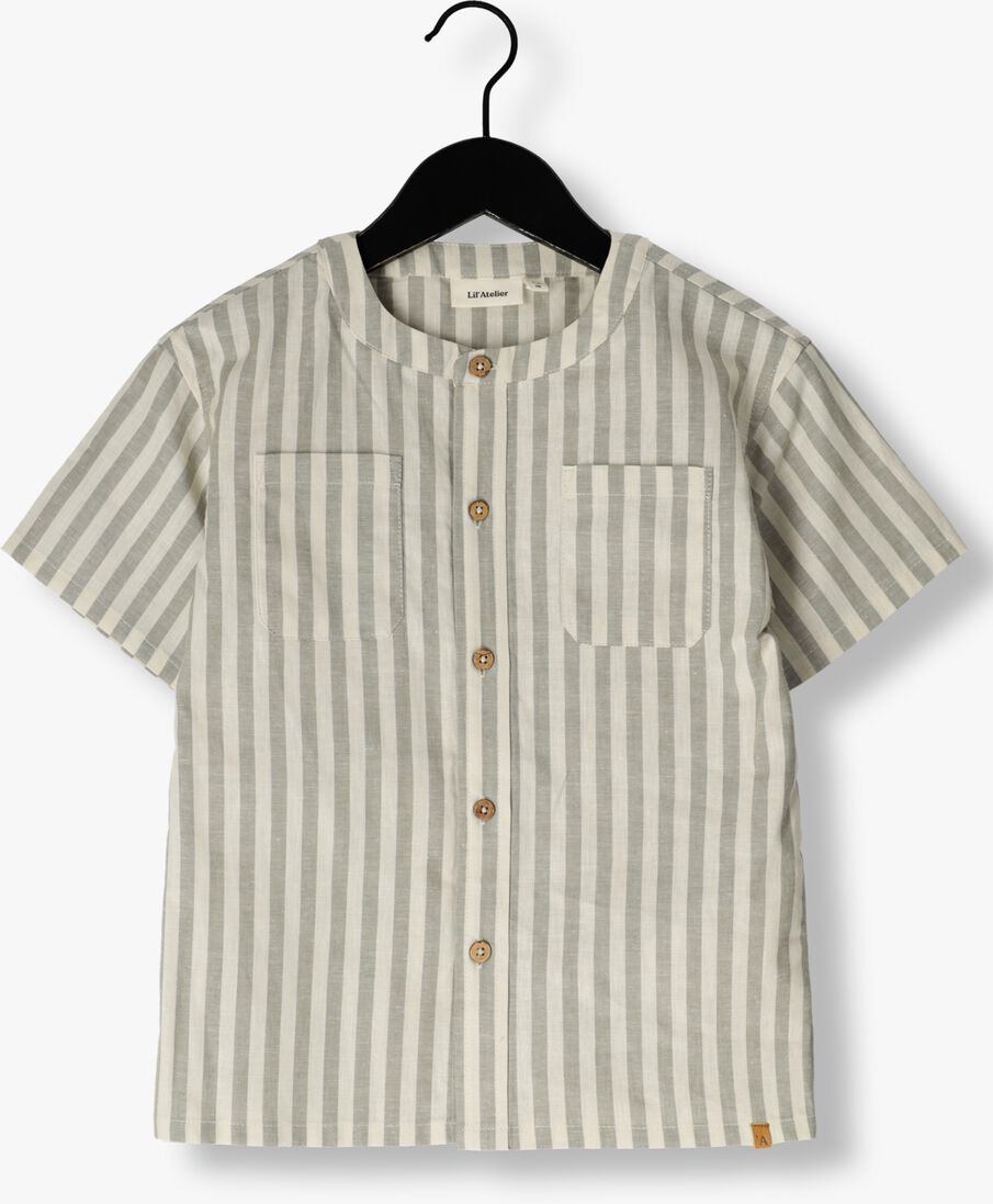 LIL\\' ATELIER ecru lil' atelier casual overhemd nmmdino  loose shirt