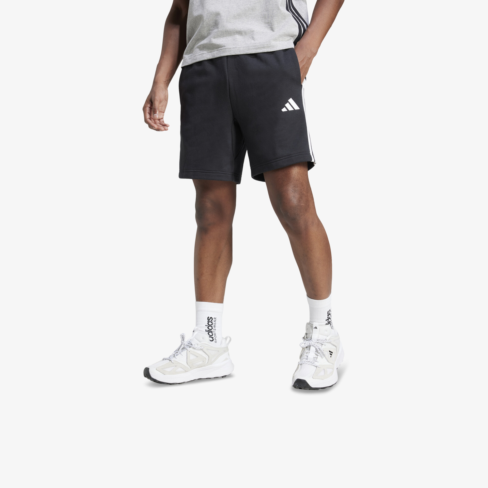 adidas Essentials 3 Streifen French Terry Herren Hosen