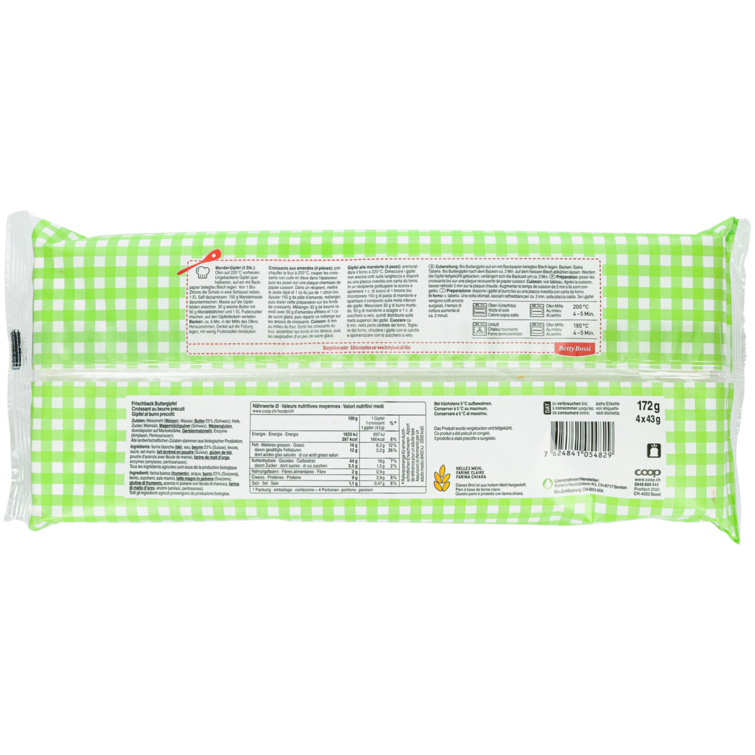 Frischback Bio Buttergipfel