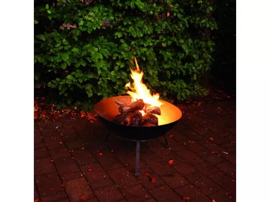 Brasero rond - D 59 x H 35 cm - Noir