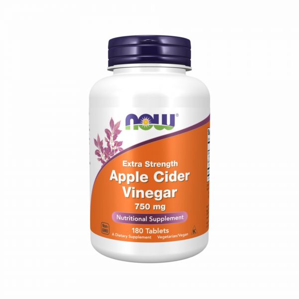 Now Apple Cider Vinegar 750mg 180 Comprimidos
