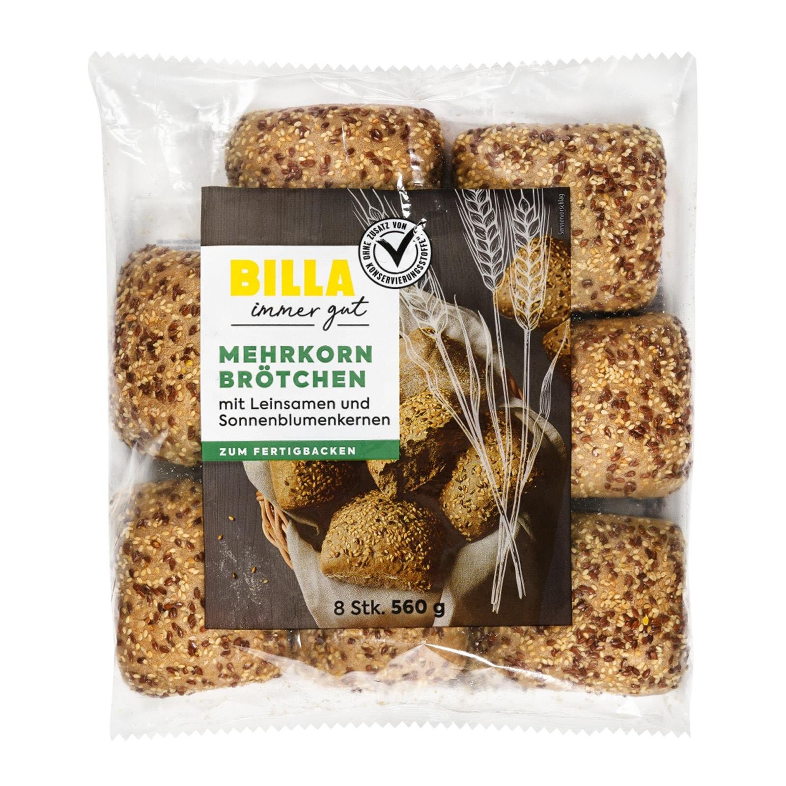 BILLA Mehrkorn Brötchen