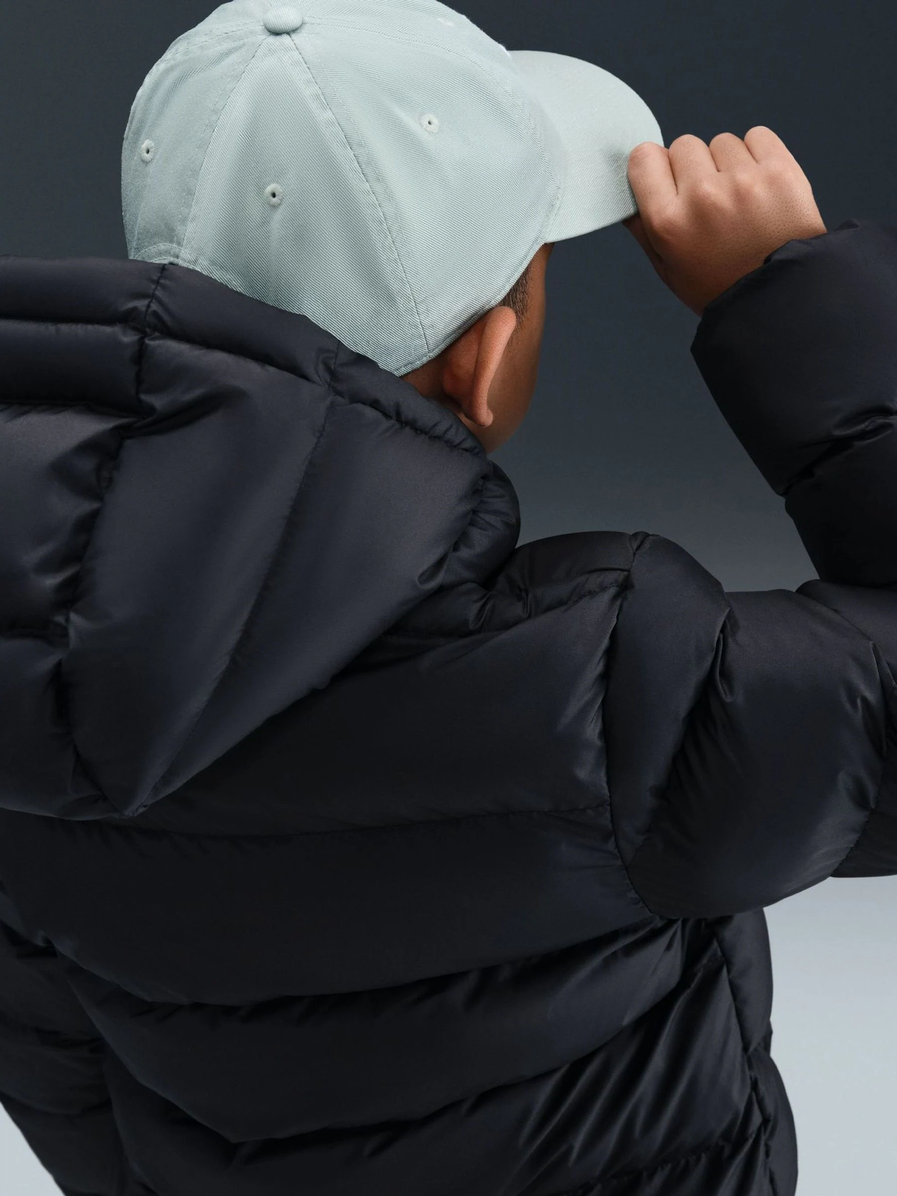 Zwart - Nike gewatteerd jack