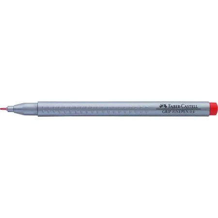 Faber-Castell Finepen GRIP 04, geraniumrot hell