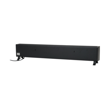 Eurom Alutherm Baseboard 2000 Zwart met WiFi