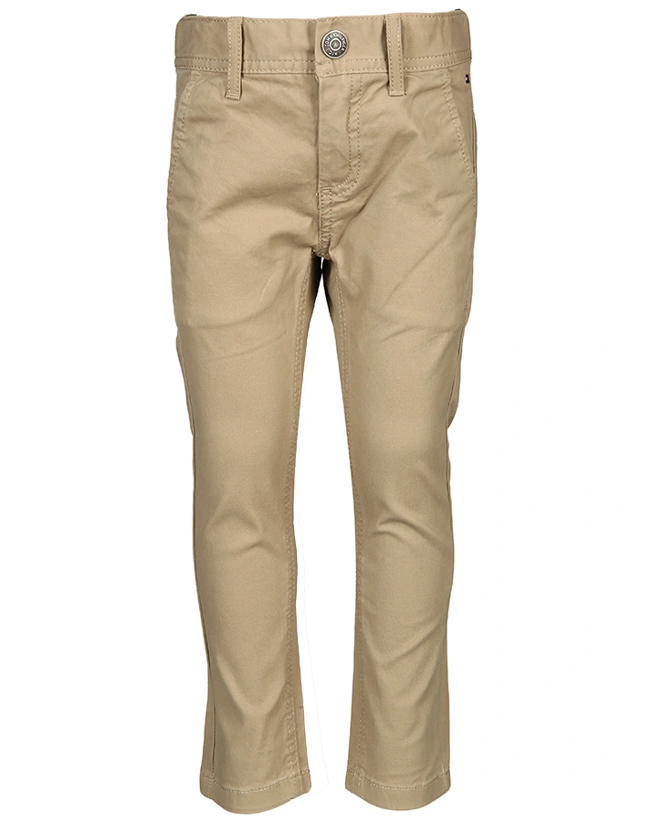 Chino-Hose BOYS SLIM in khakibeige (Größe: 74)