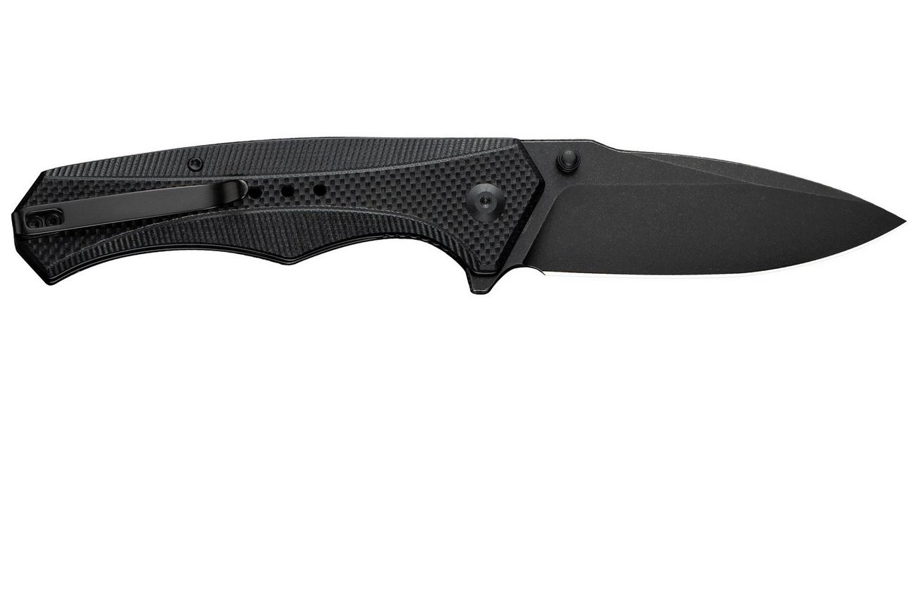 Civivi Photonix C23081B-1 Blackwashed 14C28N, Black G10, zakmes