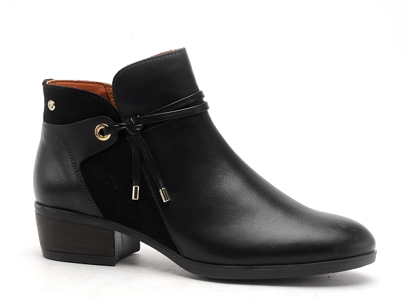 Pikolinos boots bottine plates femme w1u 8505 noir