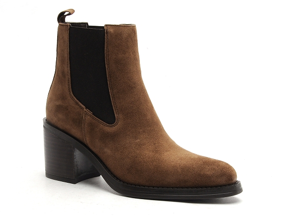 Alpe boots bottine talons femme 2394 marron