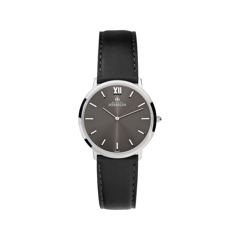 Montre Herbelin femme acier bracelet cuir