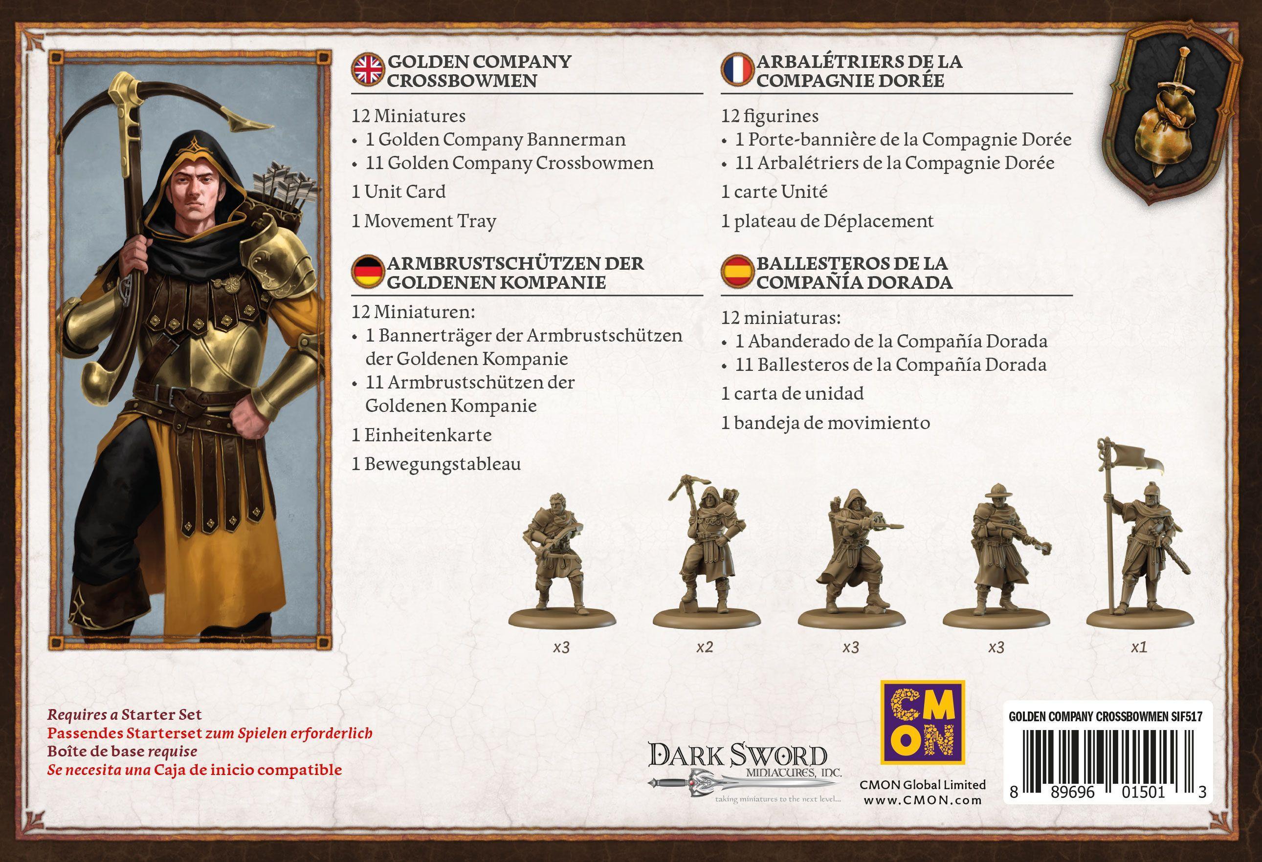 Song of Ice & Fire - Golden Company Crossbowmen (Armbrustschützen der Goldenen Kompanie)