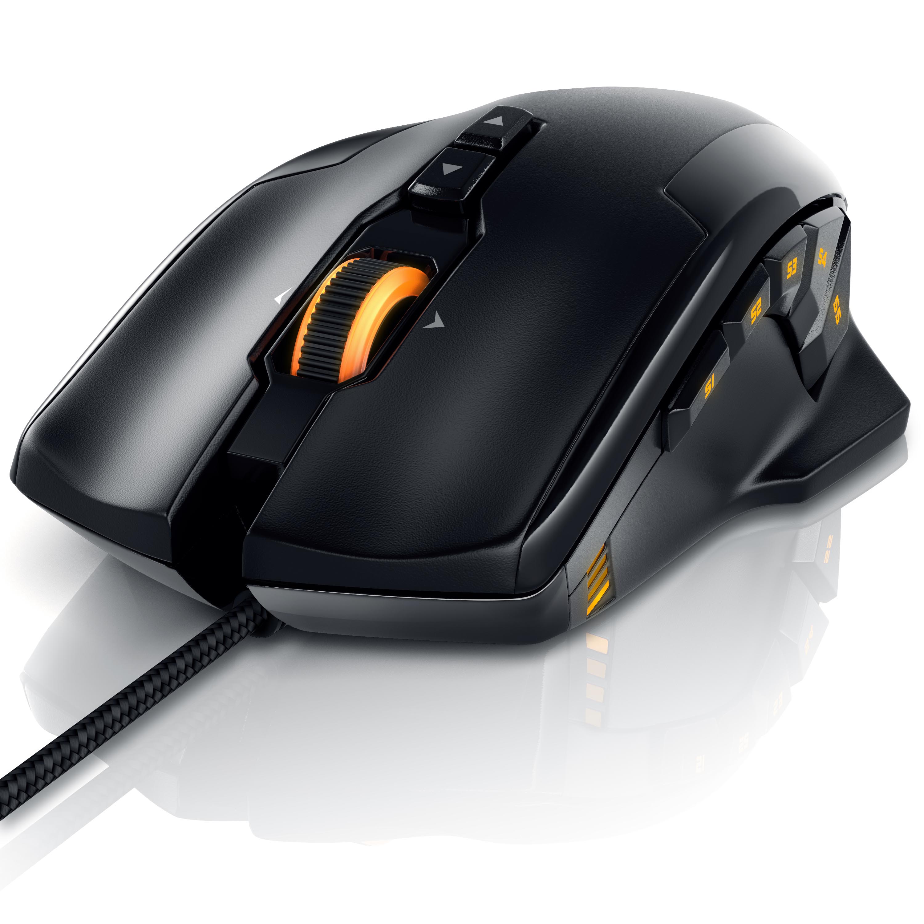 Titanwolf Maus- und Mauspad Spar Set, Gaming Mouse & Mousepad 440 x 350 mm Bundle 