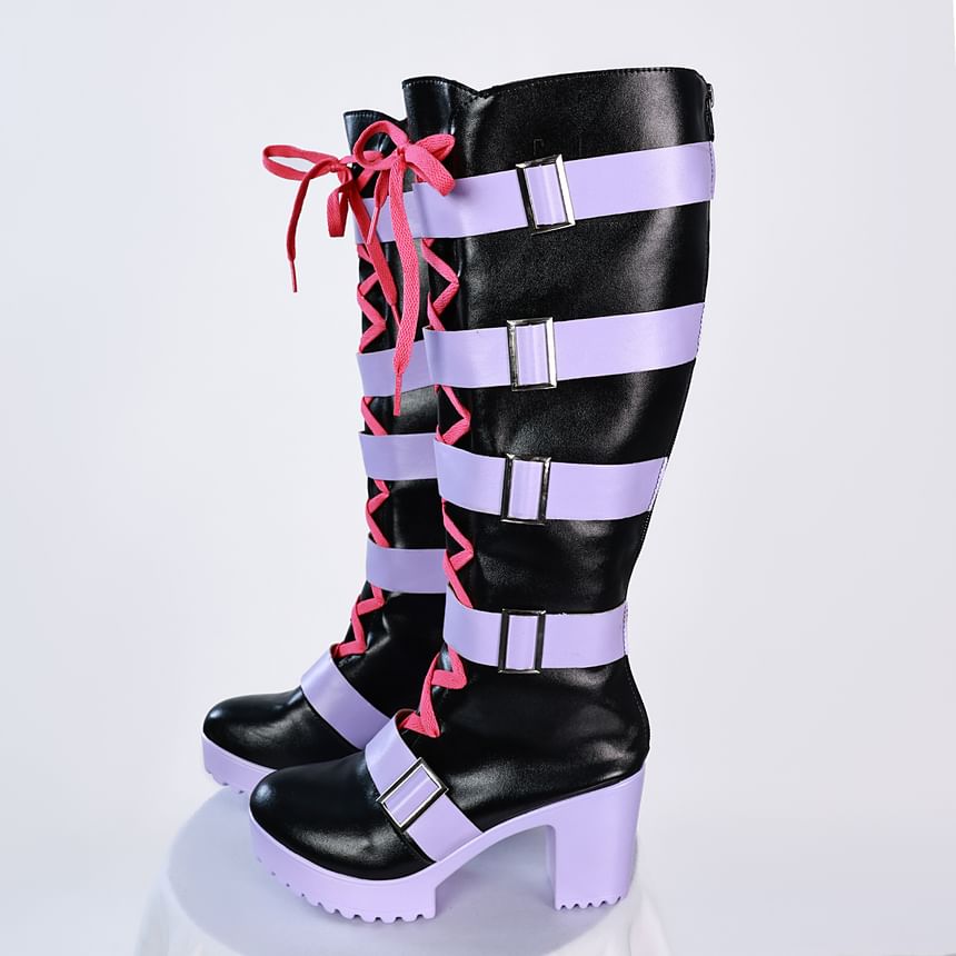 Custaplayu - Identity V Emma Woods Cosplay Kostuumset / Pruik / Schoenen