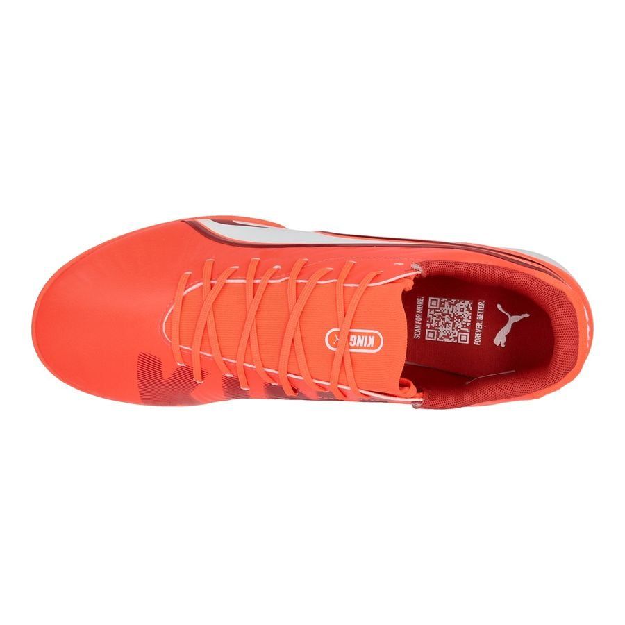 PUMA King Match TT Unlimited - Glowing Red/Blanc/Red Fire