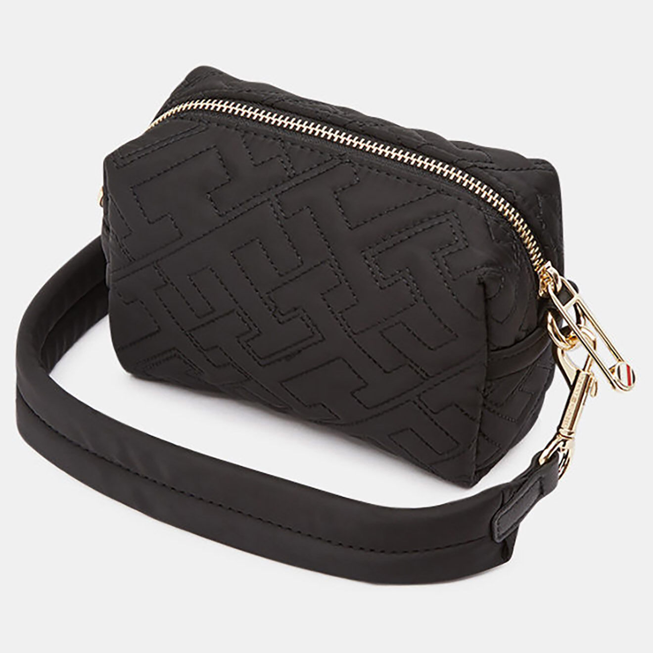 Tommy Hilfiger Mini sac bandoulière Flow crossover noire - 13x16x4 cm