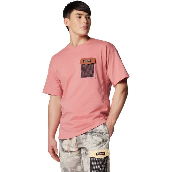 T-shirt COLUMBIA PAINTED PEAK KNIT SS TOP PINK AGAVE