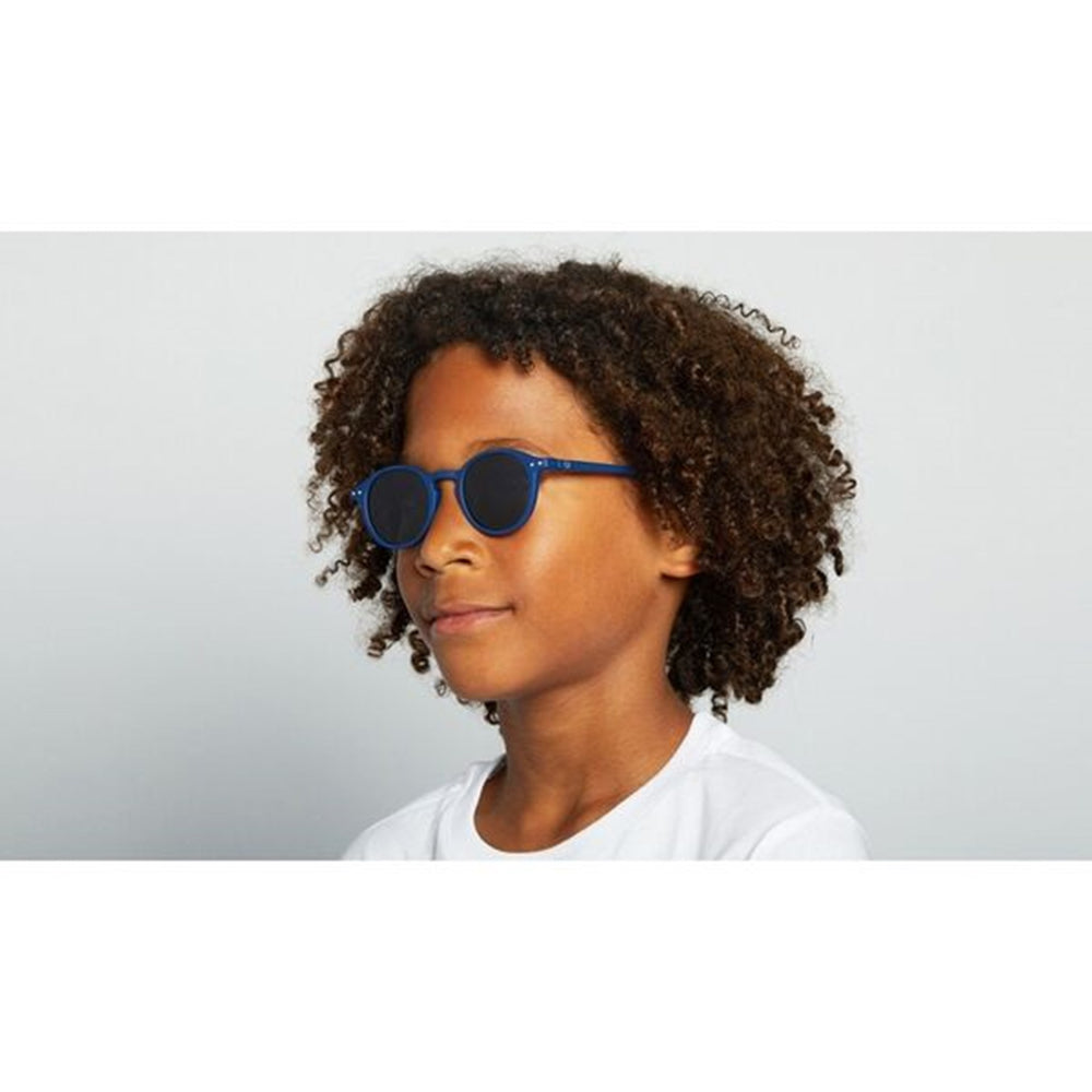 Junior Solbriller D Navy Blue - Izipizi → Luksusbaby.dk