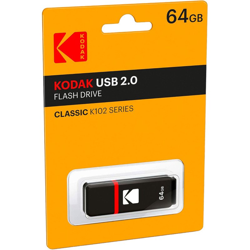 Kodak clé USB Classic K103 64 Go Usb 2.0 (Usb-A) Noir/Rouge