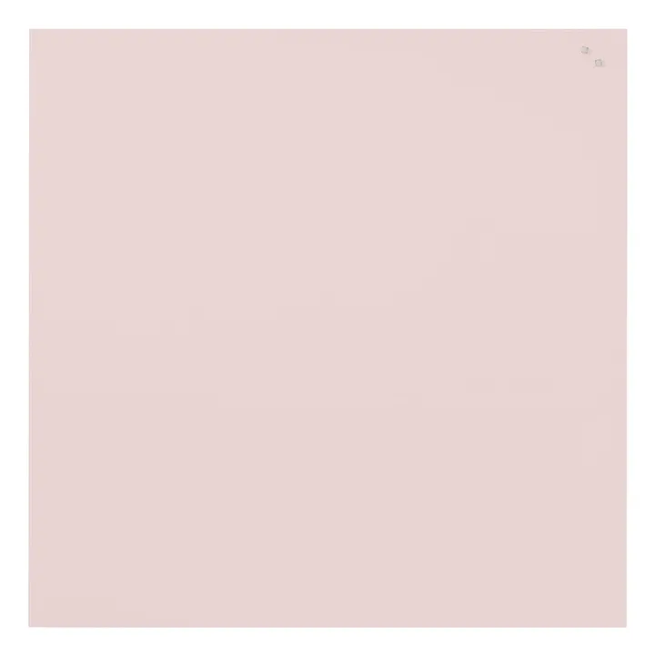Magnetisk glastavle NAGA 100x100 cm pudderfarvet