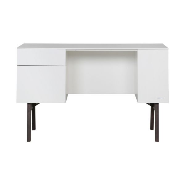 Kidsmill Sixties Bureau Wit Mat / Walnoot