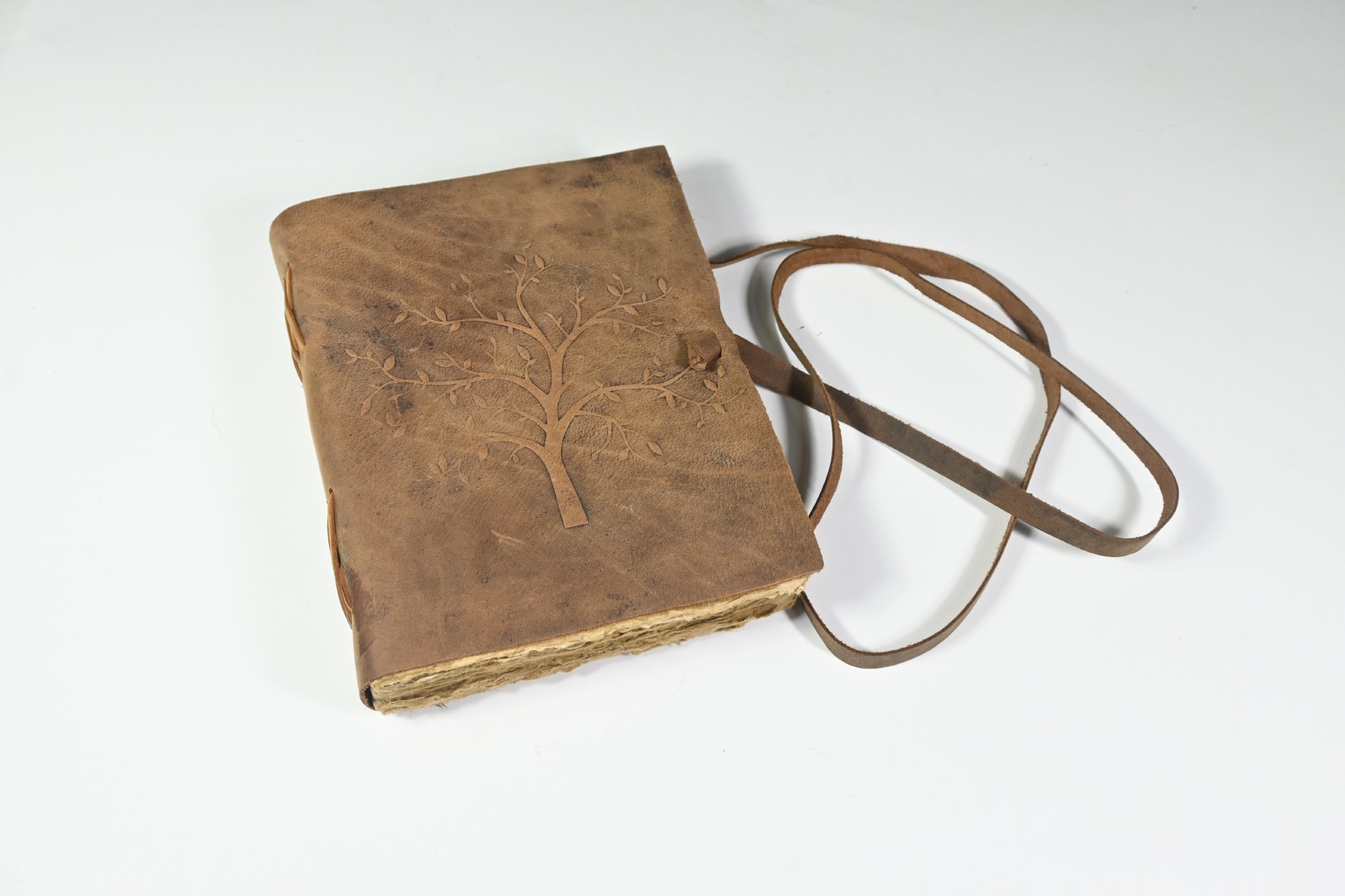 Notizbuch 'Moringa' in Ledereinband, H 20 cm, B 16 cm, T 3 cm günstig bestellen