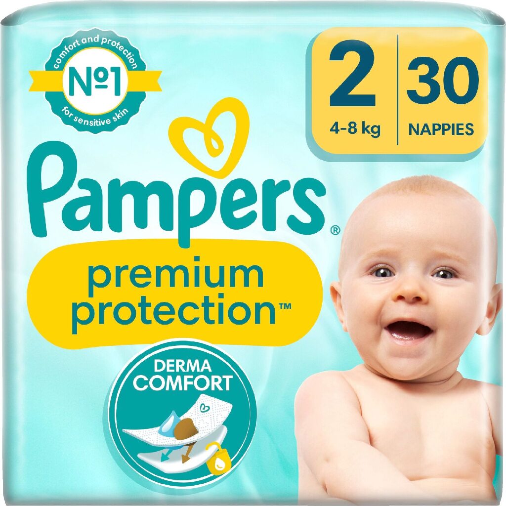 Pampers New Baby Bleier Str 2 4-8 kg 30-Pack