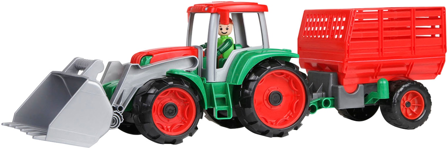 Lena® Spielzeug-Traktor »TRUXX Traktor« mit Heuanhänger; inkl. Spielfigur; Made in Europe