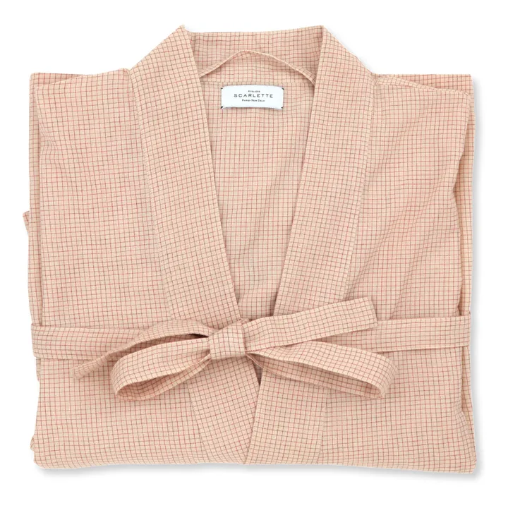 Scarlette Ateliers Kimono Grace Carreaux | Rouge