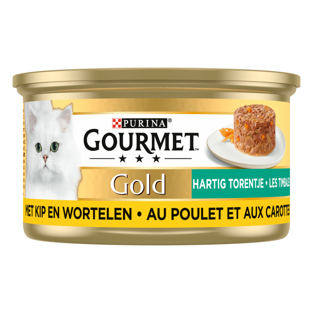 Gourmet Gold Hartig Torentje Kip - Wortel85 gr