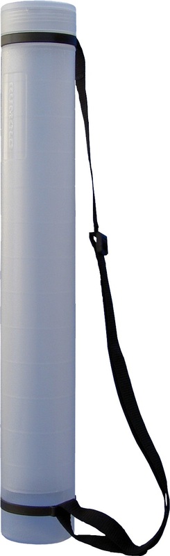 Rumold Transportrolle, weiss/transparent