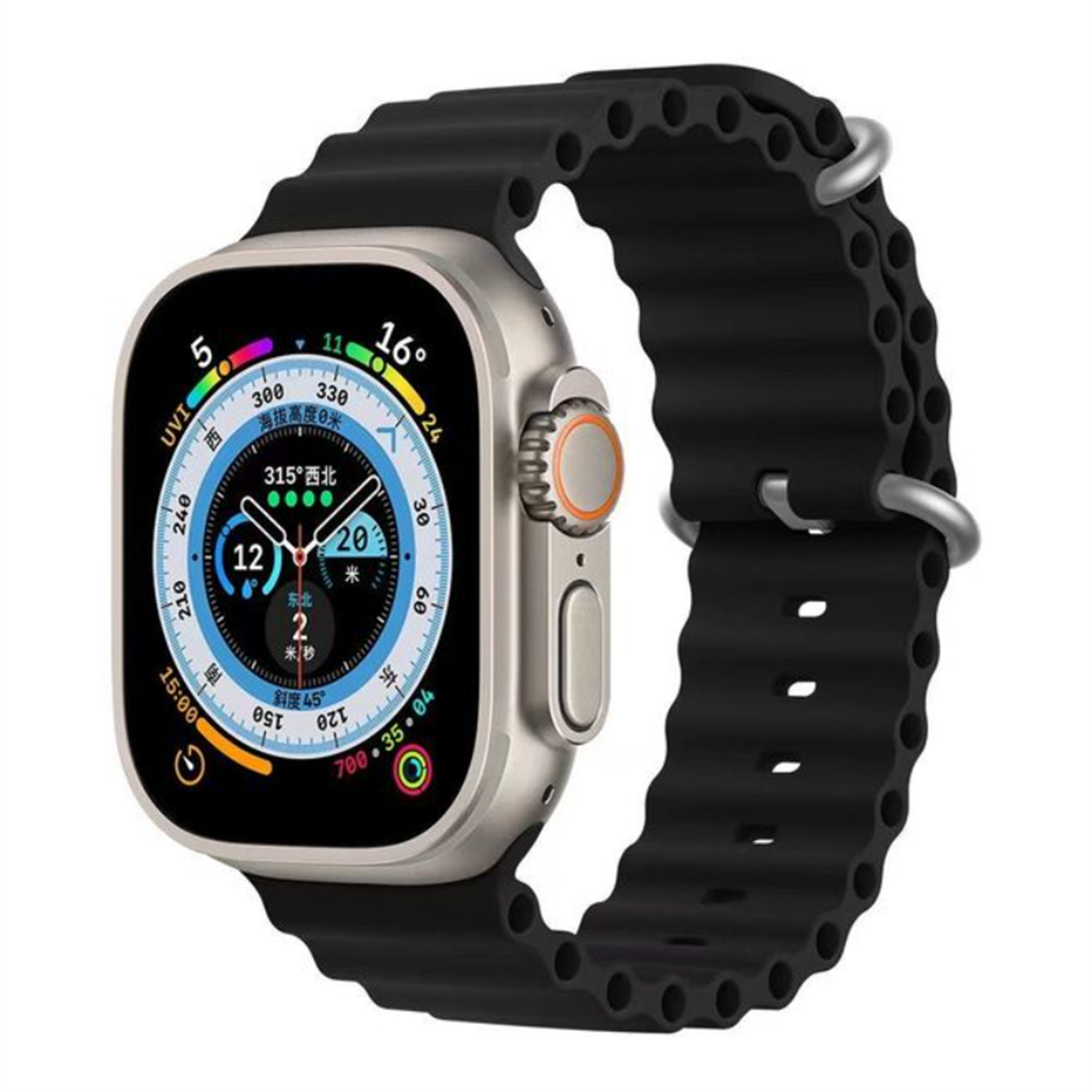Smartwatch Smartek SW-HK8PM, tela AMOLED, bússola e chamadas Bluetooth.