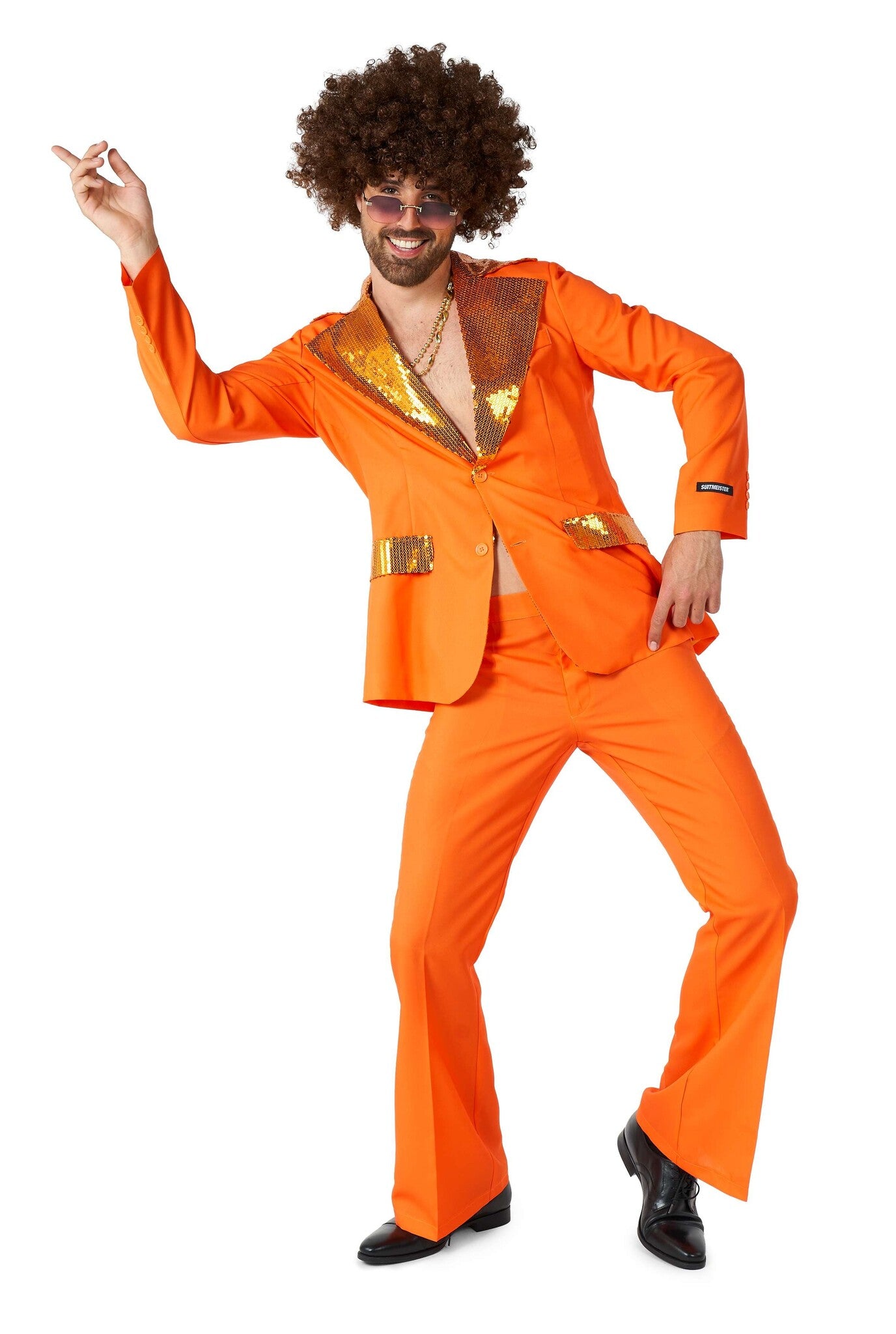 Oranje Disco Pak Heren Suitmeister