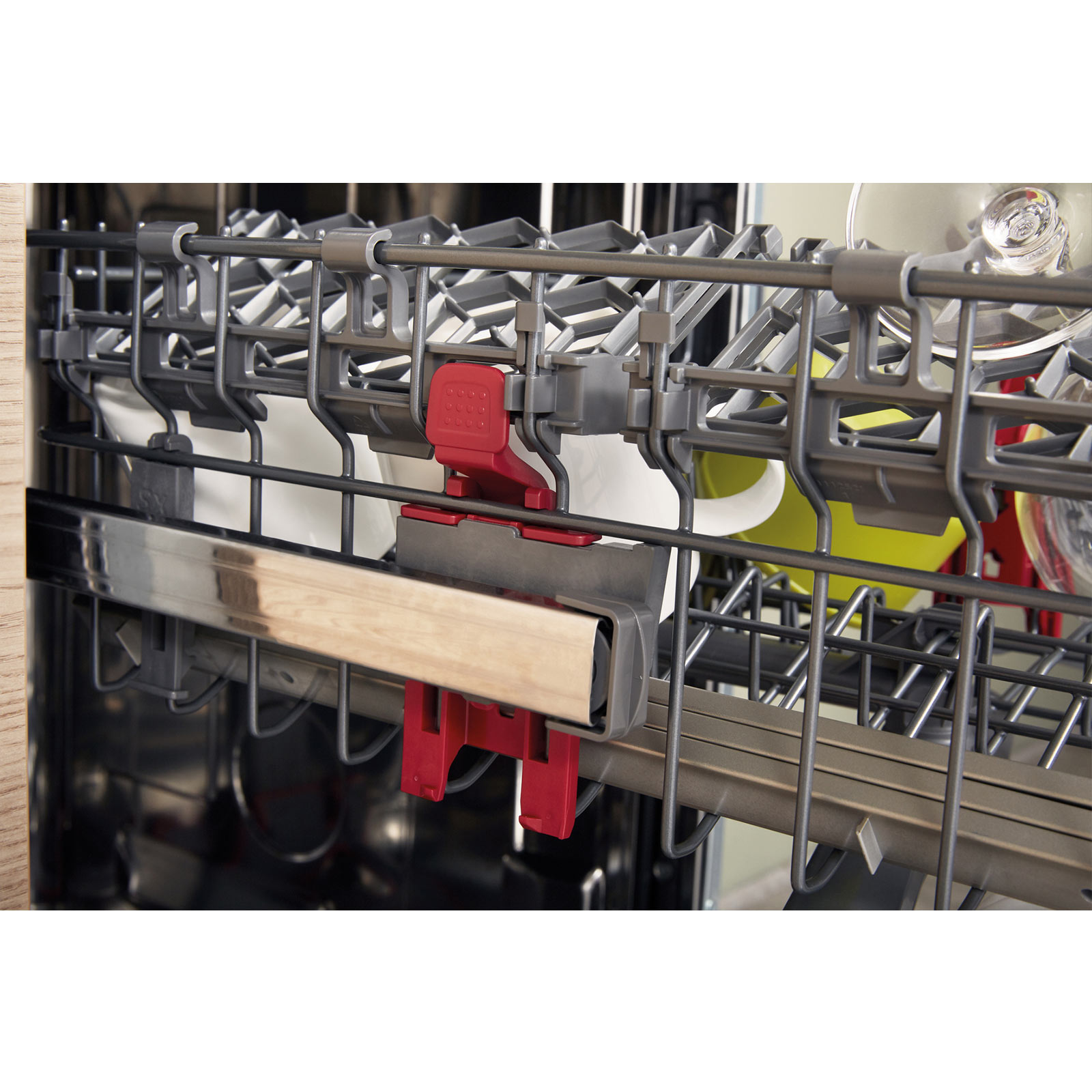 BAUKNECHT Einbau-Geschirrspüler BSBO 3023 PF X - silber - teilintegriert - 45 cm - E