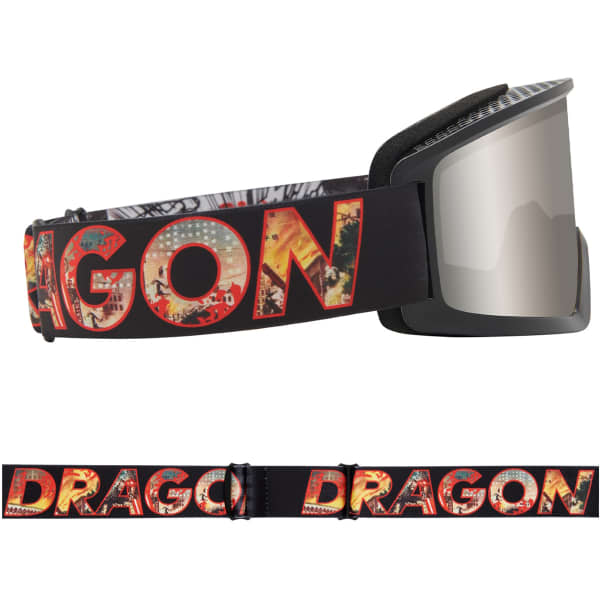 Masque de ski DRAGON DX3 PLUS OTG KLASH/LLSILVERION+LLROSE