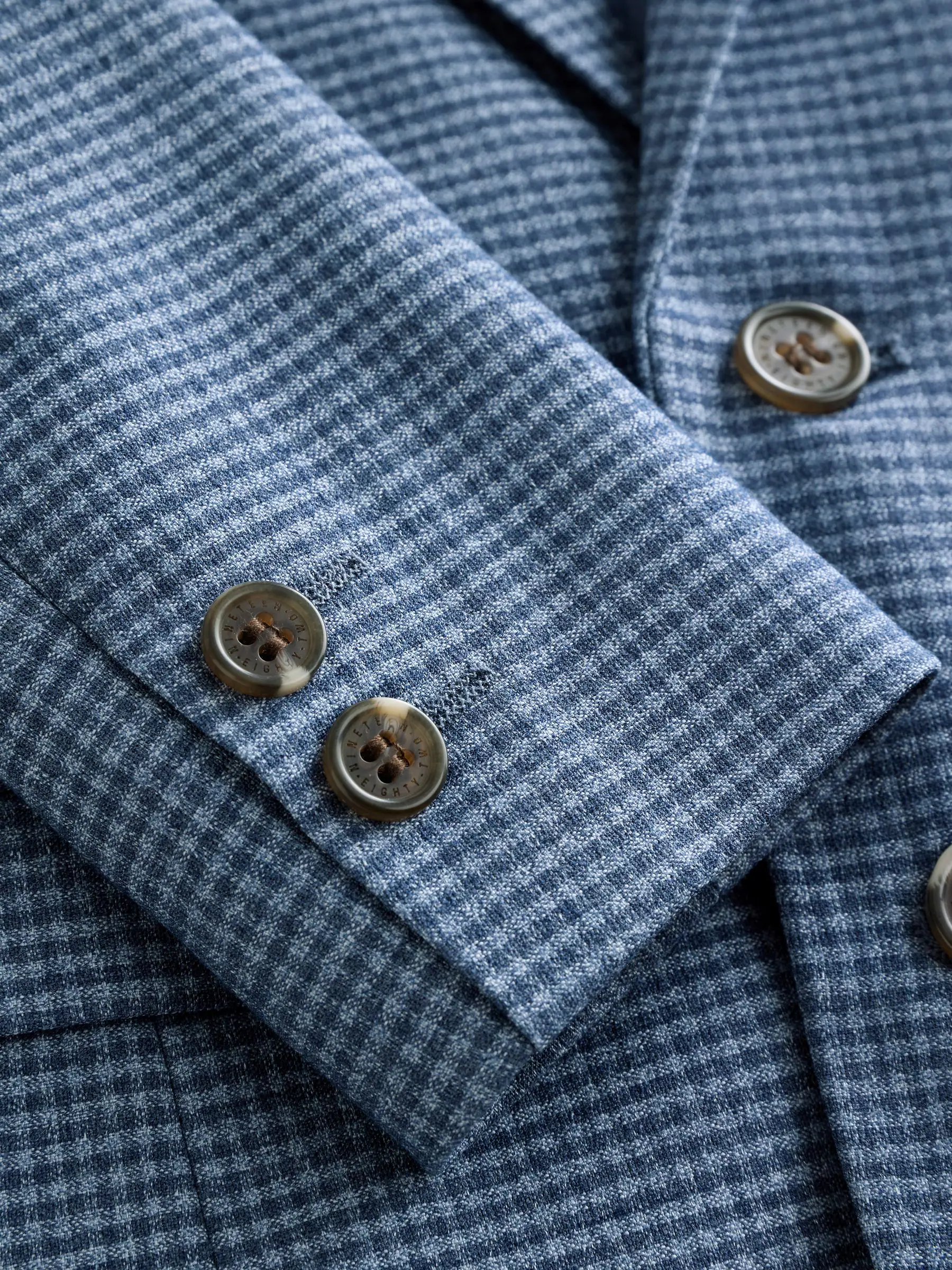 Blauw geruit - Blazer (3 mnd - 9 jr)