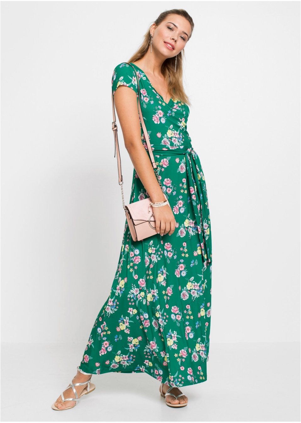 Robe longue style portefeuille